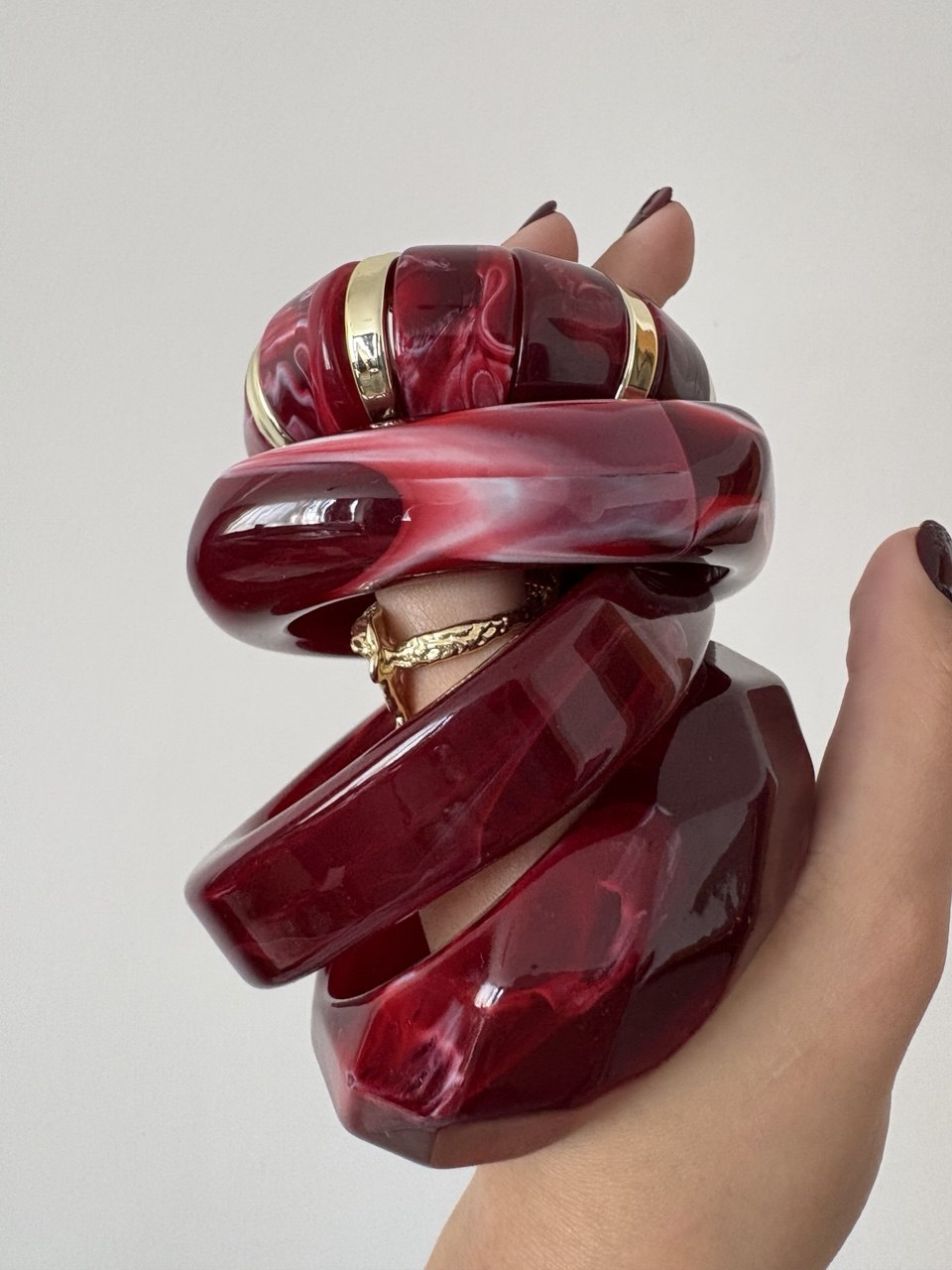Squared Resin Bangle