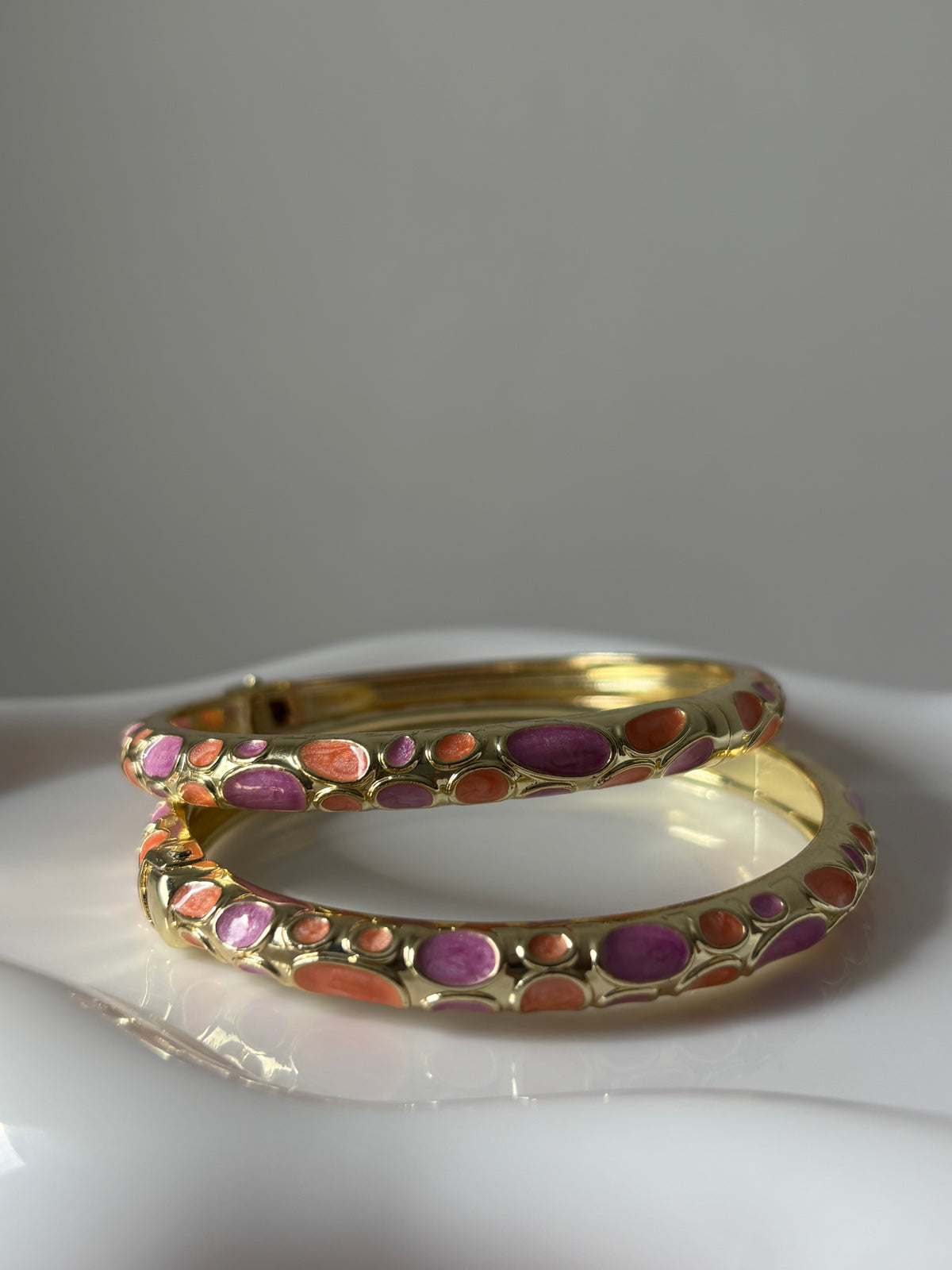 Enamel Mosaic Bangle