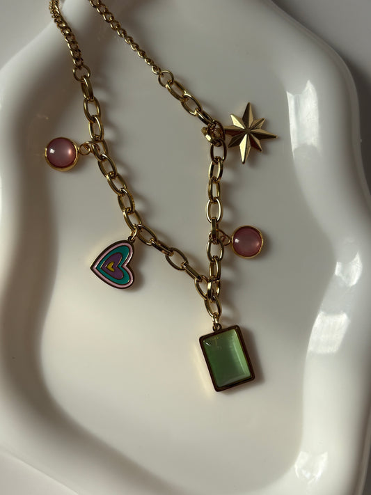 Multi-Charm Necklace