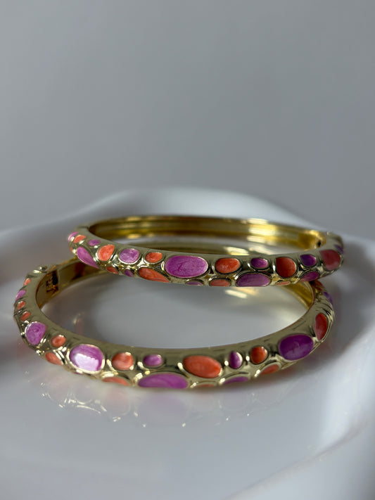 Enamel Mosaic Bangle