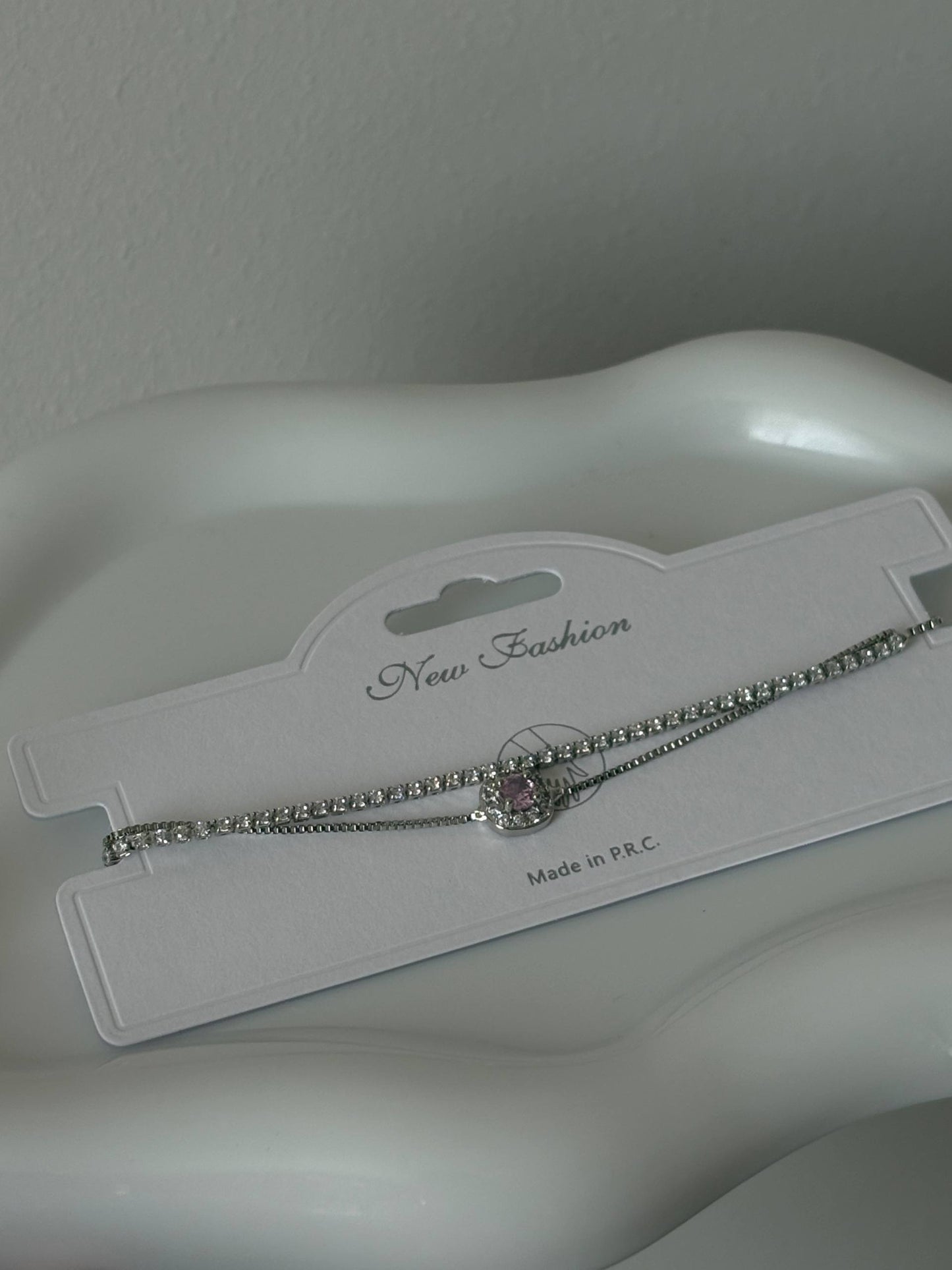 Silver Sparkle Duo Bracelet