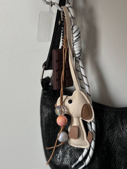 Dog & Chocolate Bag Charm