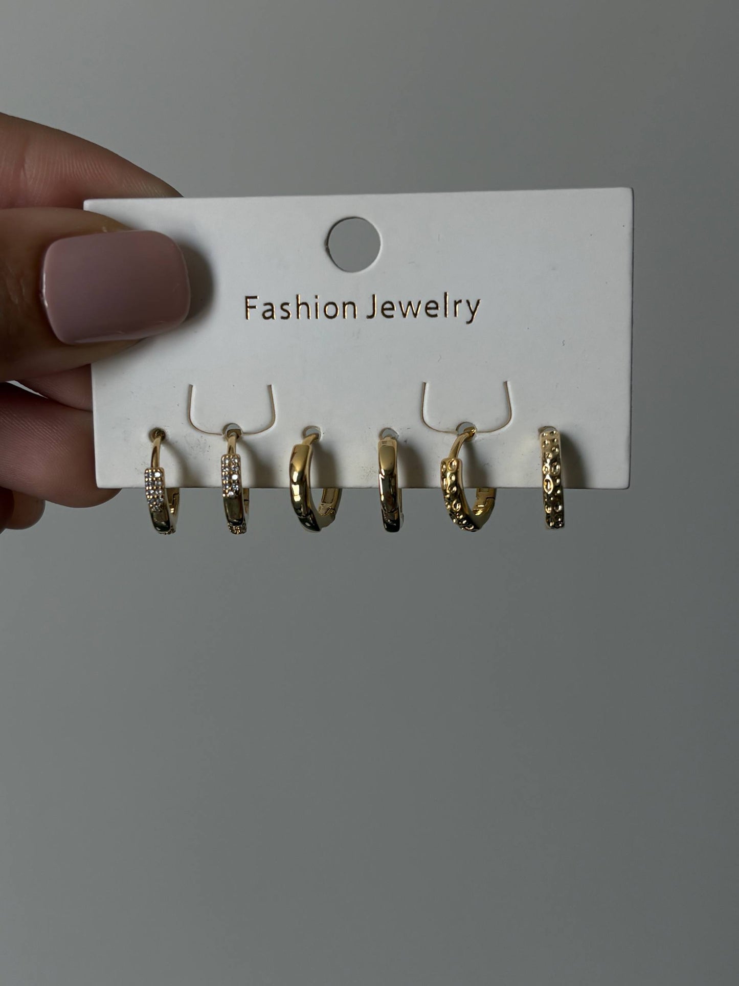 Gold Huggie Hoops Set
