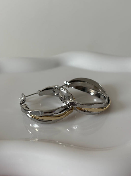 Twist Hoop Earrings