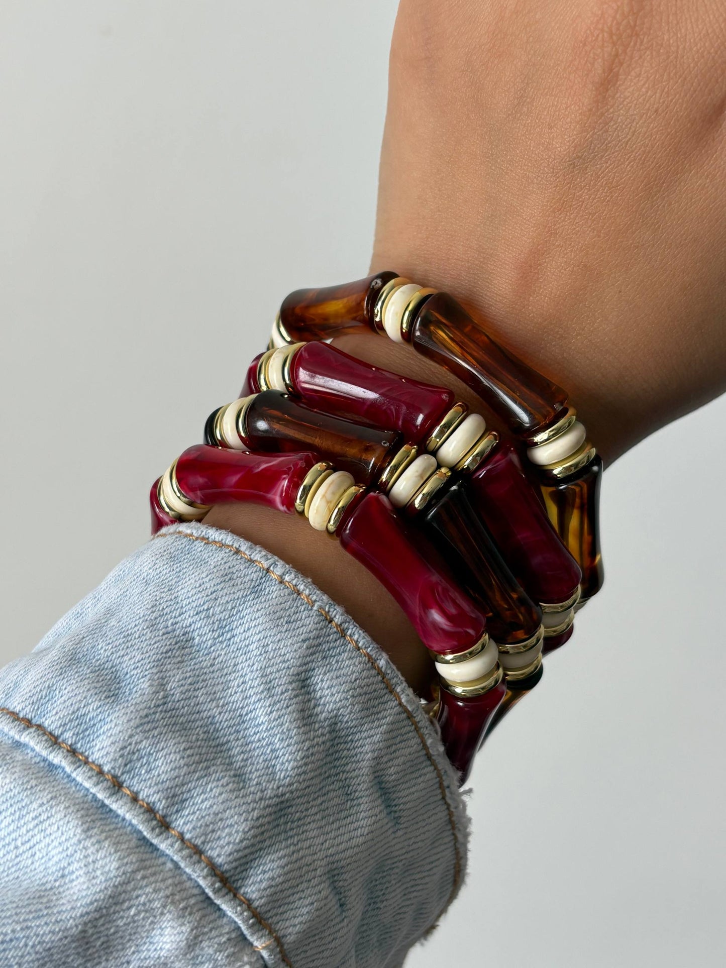 Marbled Bamboo Bracelet