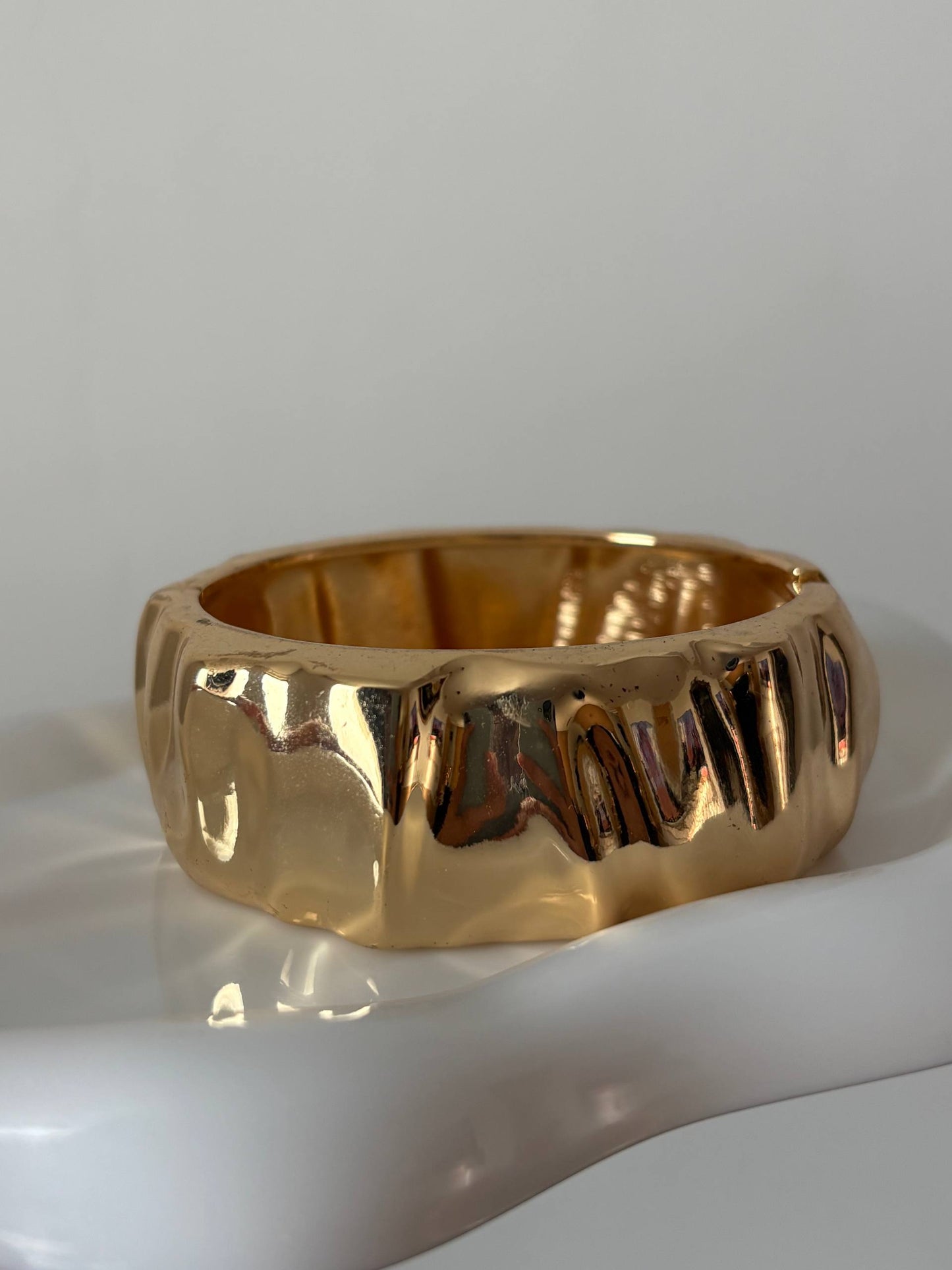 Chunky Gold Bangle