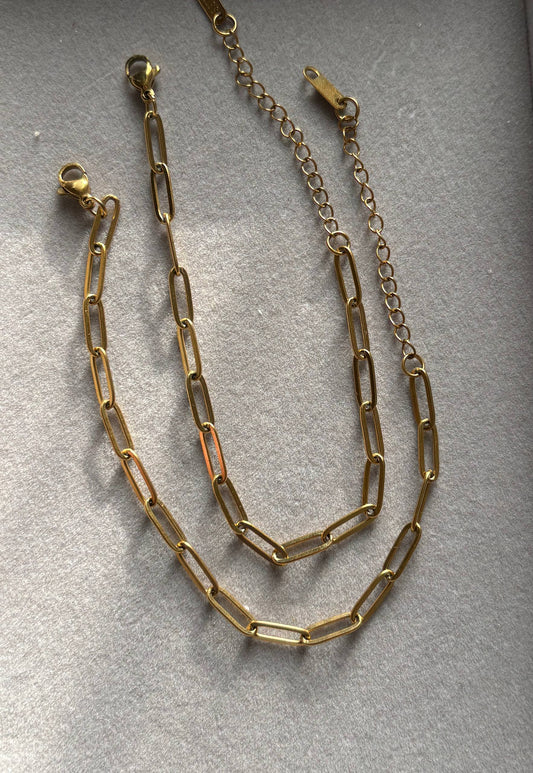 Paperclip Chain Bracelet