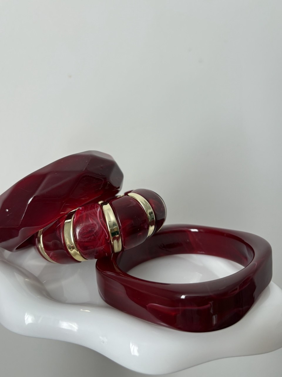 Squared Resin Bangle
