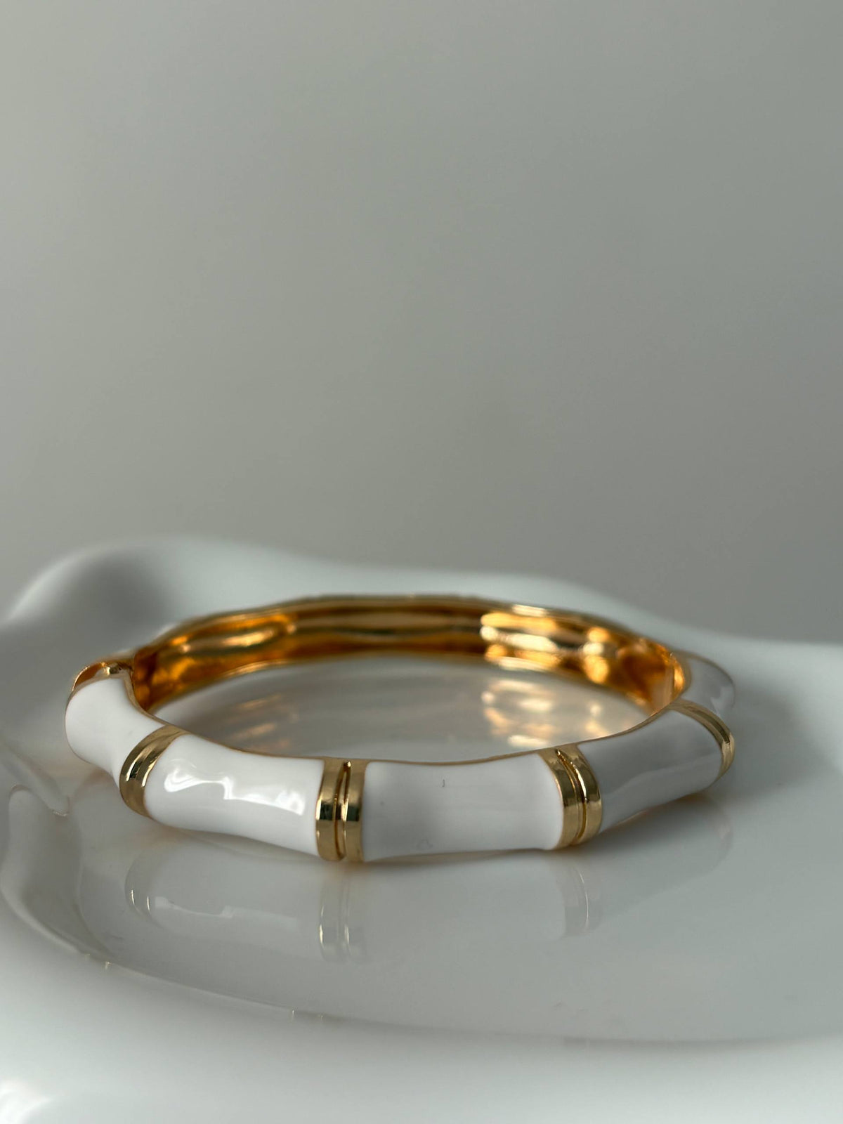 Bamboo Enamel Bangle