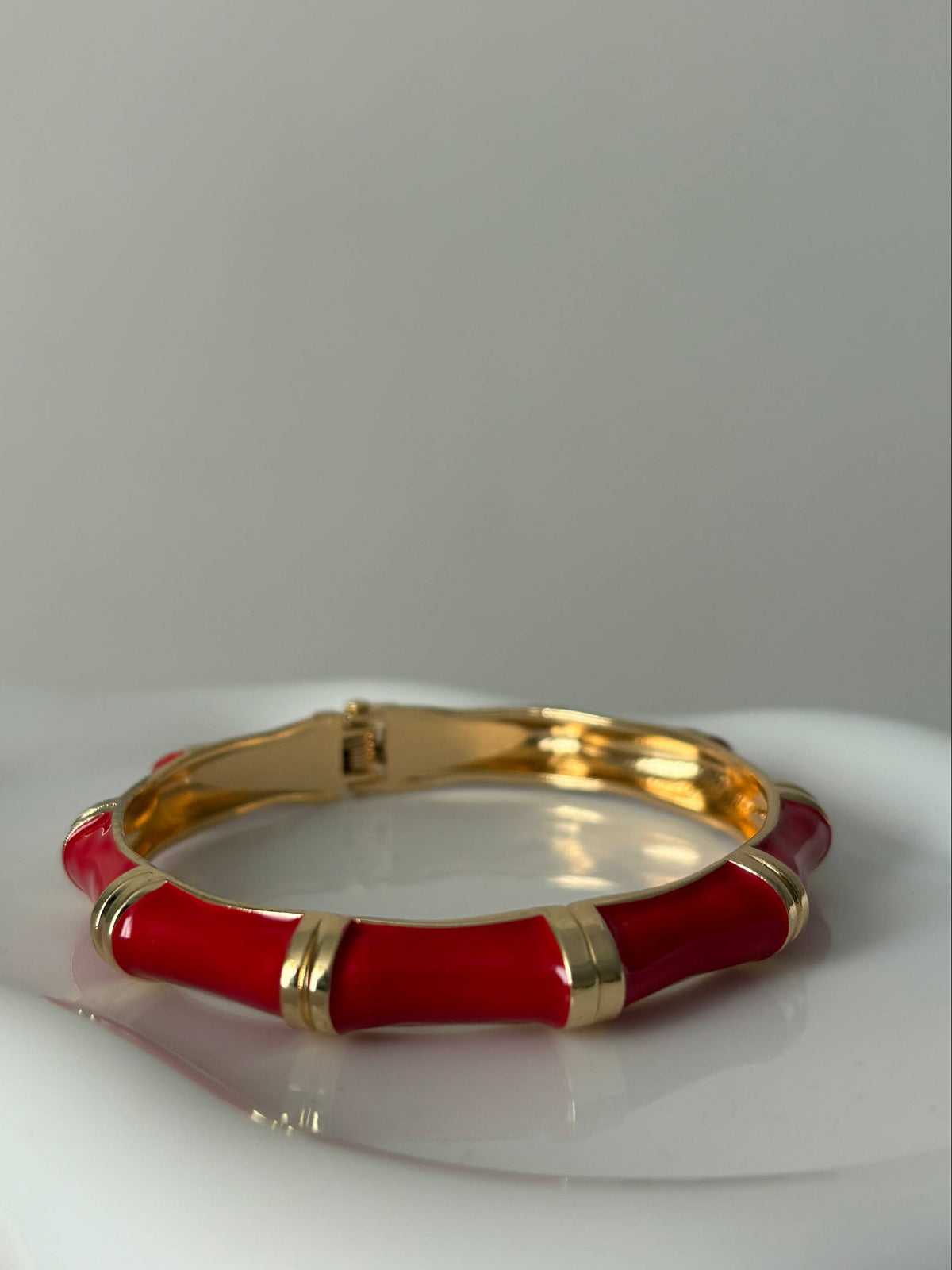 Bamboo Enamel Bangle