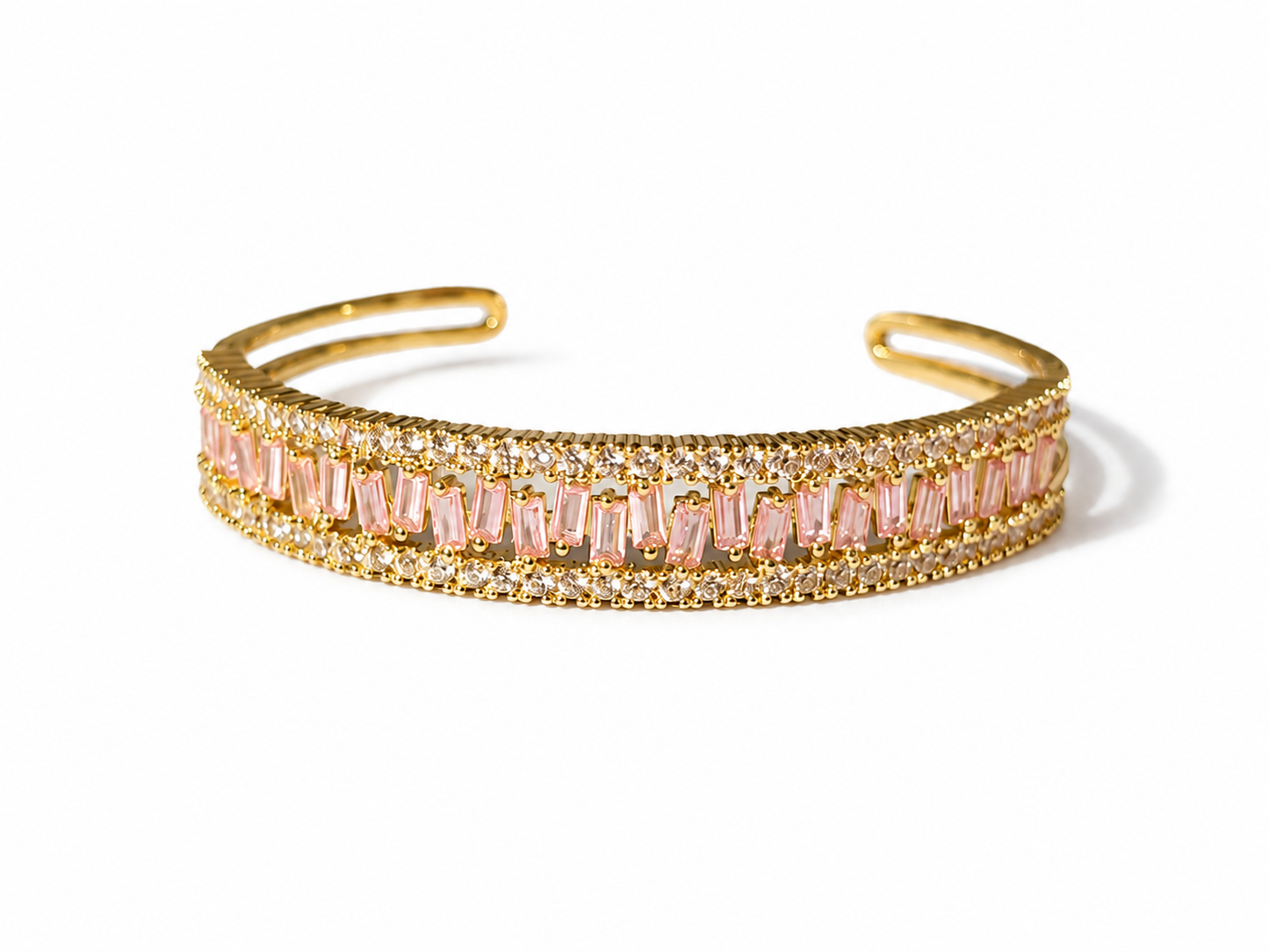 Pink Crystal Bangle