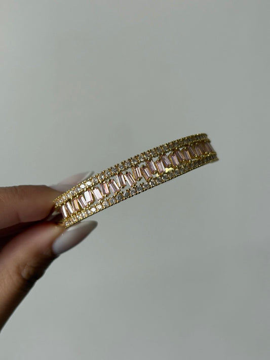 Pink Crystal Bangle